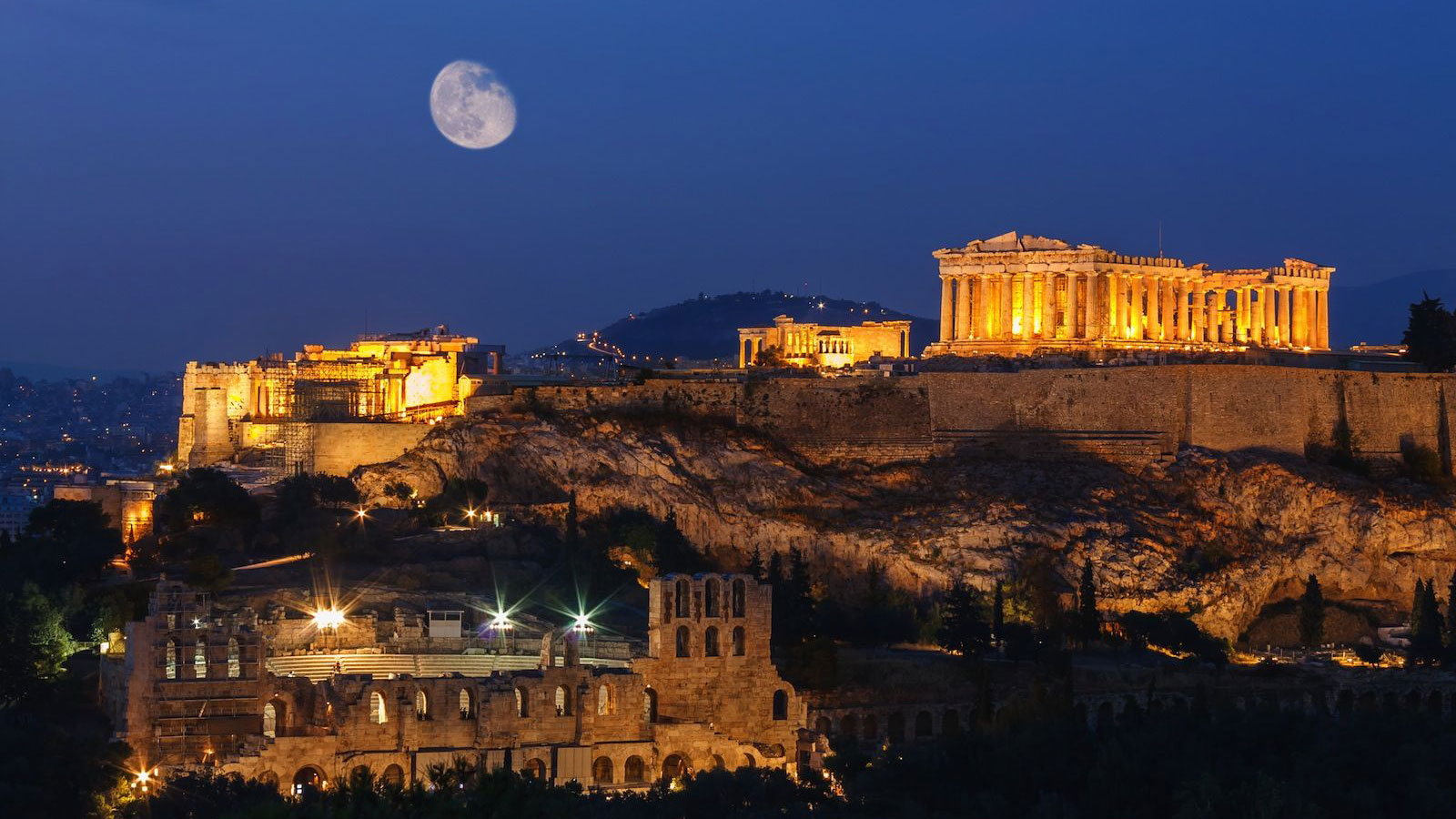 Acropolis by night
